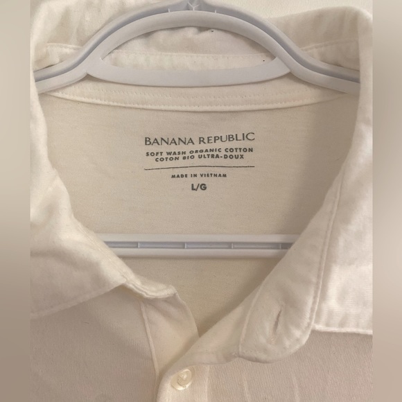 BANANA REPUBLIC NWT Polo Cotton Shirt - Picture 3 of 5